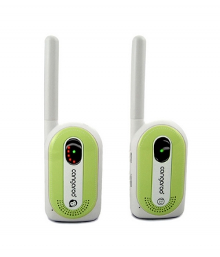 Аналогов аудио бебефон с голям обхват Maternal Instinct BM-166 зелен