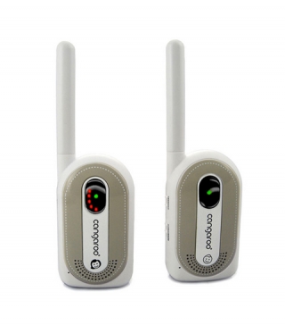 Аналогов аудио бебефон с голям обхват Maternal Instinct BM-166 сив