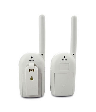 Аналогов аудио бебефон с голям обхват Maternal Instinct BM-166 сив