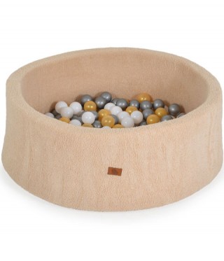 Мек басейн MONI TOYS Boucle с 200 топки бежов