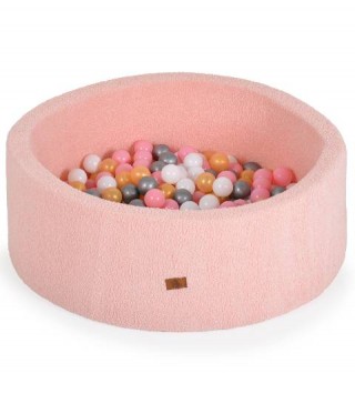 Мек басейн MONI TOYS Boucle с 200 топки розов