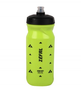Бутилка за течности ZEFAL Sense Soft 650 ml неон жълт