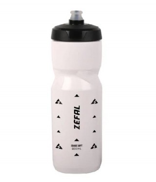 Бутилка за колело Zefal Sense Soft 80 800ml - черна/прозрачна