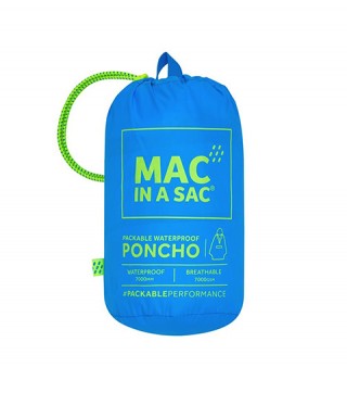 Дъждобран Mac in a sac Mias Poncho neon blue