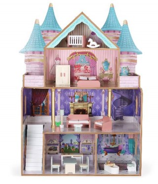 Дървена къща за кукли The Castle 8306 - Moni Toys