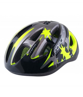 Детска каска FORCE Lark Fluo Black In-Mould