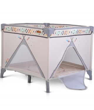 Детска кошара за игра и спане CANGAROO BOHO бежов