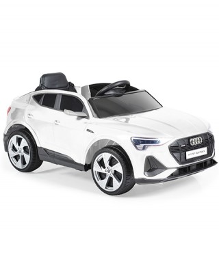 Акумулаторен джип Audi Sportback бял