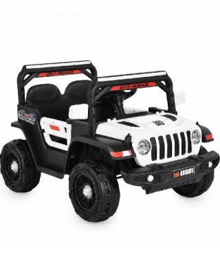 Детски акумулаторен джип Tango 12V с дистанционно и люлееща функция - бял