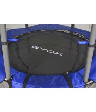 Батут BYOX 140cm (4.5ft) с вътрешна мрежа син