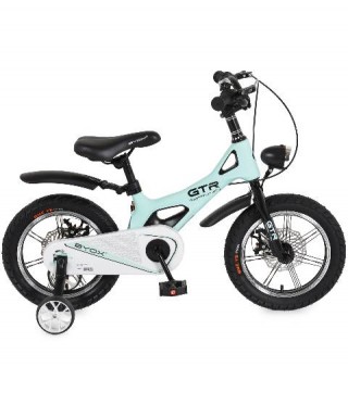 Детски велосипед 14 цола с дискови спирачки GTR - Mint