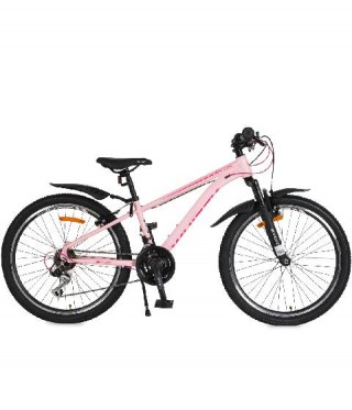 Детски велосипед със скорости 24 цола BYOX Whizzy Pink