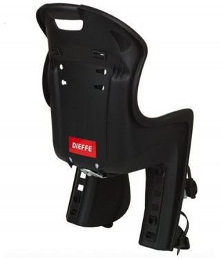 Детско столче за велосипед Dieffe Bikey Cool FM Black - за рамка