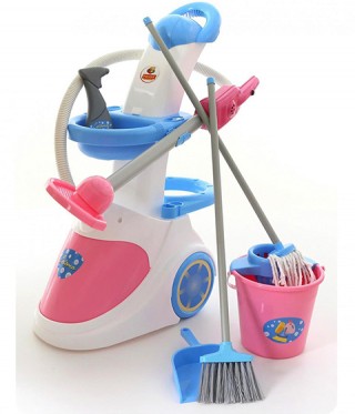 Количка за почистване с прахосмукачка Polesie Toys 59314
