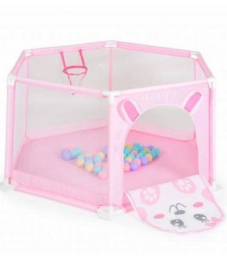 Кошара за игра 146 cm с 50 топки pink - 7061B