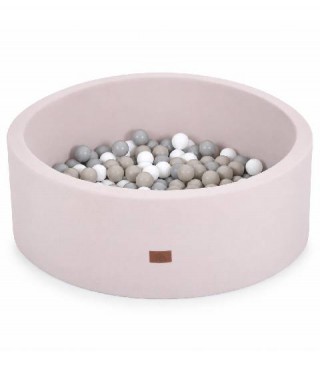 Детски мек басейн с 200 топки Moni Toys Grey-New