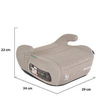 Детско столче за кола бустер Moni Boost (125-150 см), Бежово