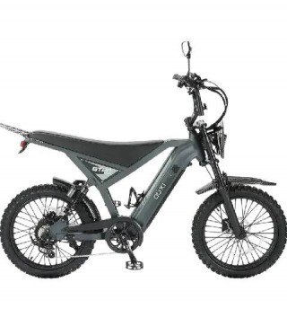 Електрически велосипед OUXI GT20 Pro Fat Bike (48V 15Ah) - Сив / Черна седалка