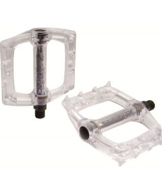 Педали за велосипед Tioga Surefoot Slim Transparent - Прозрачни