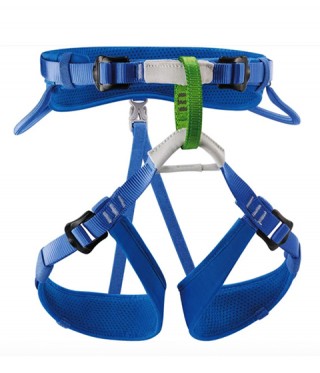 Детска катерачна седалка PETZL Macchu син