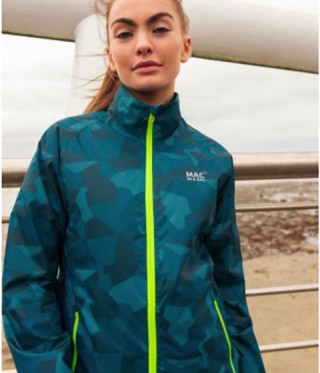 Водоустойчиво яке Edition teal camo
