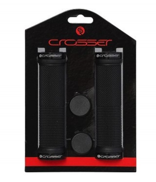 Ръкохватки за велосипед CROSSER HL-G201 черен/сив