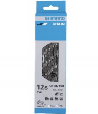 Верига за велосипед Shimano SLX CN-M7100, 12 скорости, 126 звена