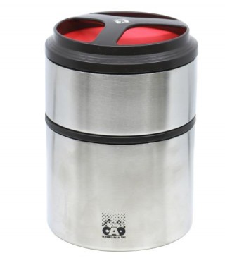 Термо-кутия за обяд CAO двойна 1.5 L инокс
