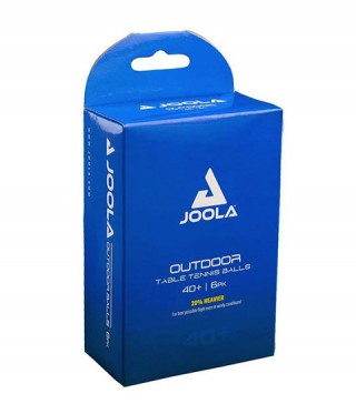 Топчета за тенис на маса JOOLA OUTDOOR – 6 броя, Бели