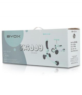 Тротинетка BYOX Skiddy розов
