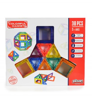 Цветни магнити 30 ел. PILSAN 03705 