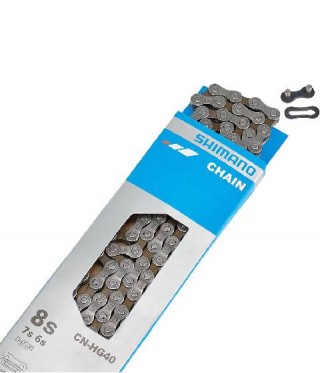 Верига за велосипед SHIMANO CN-HG40, 114 звена, 6/7/8 скорости
