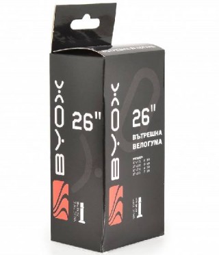Вътрешна гума за велосипед BYOX 26 х 1.75/2.125 (AV вентил 48mm)