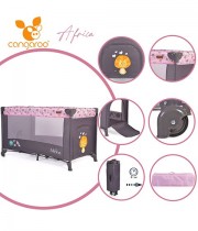 Бебешка кошара CANGAROO Africa розовa
