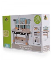 Дървена работна маса Moni Toys 1176