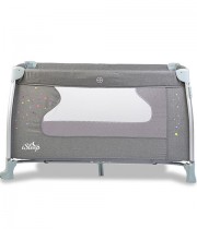 Детска кошара CANGAROO ISLEEP - сив