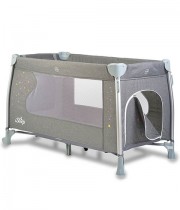 Детска кошара CANGAROO ISLEEP - сив