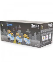 Детска кола за бутане MONI Smile с дръжка и борд 