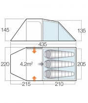Палатка VANGO Beta 350 XL NEW