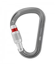 Карабинер с муфа PETZL Attache сив