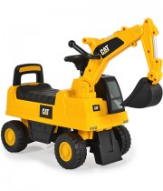 Кола за бутане CAT Багер 662 жълт