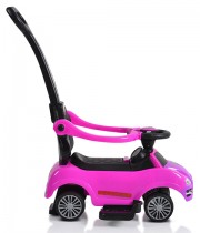 Masinuta de impins cu maner MONI Rider 208 roz