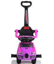 Masinuta de impins cu maner MONI Rider 208 roz