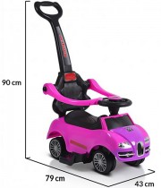 Masinuta de impins cu maner MONI Rider 208 roz