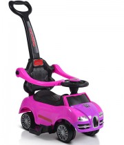Masinuta de impins cu maner MONI Rider 208 - roz