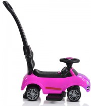 Masinuta de impins cu maner MONI Rider 208 roz