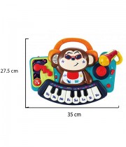 Мини пиано с микрофон DJ Monkey 3137