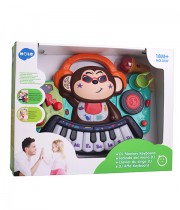 Мини пиано с микрофон DJ Monkey 3137