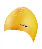 Силиконова плувна шапка BECO 7390 жълт