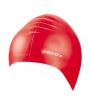 Силиконова плувна шапка BECO 7390 червен